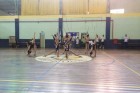 Alunas de ginástica rítmica do Música nas Escolas em campeonato nacional