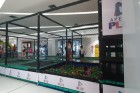 Mega cama elástica é atração no Sider Shopping
