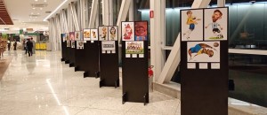 Sider Shopping recebe exposição que une futebol, arte e humor gráfico first